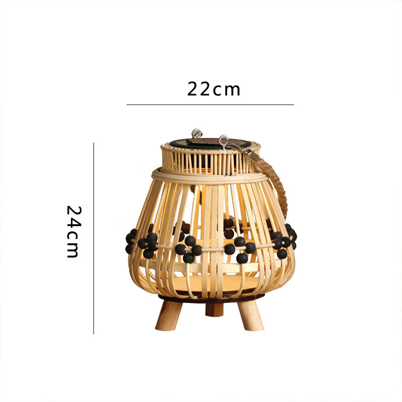 Decorative Light Source with Natural Rattan | Kelmera