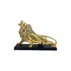 Decorative Lion Figure with Golden Details | Kelmera