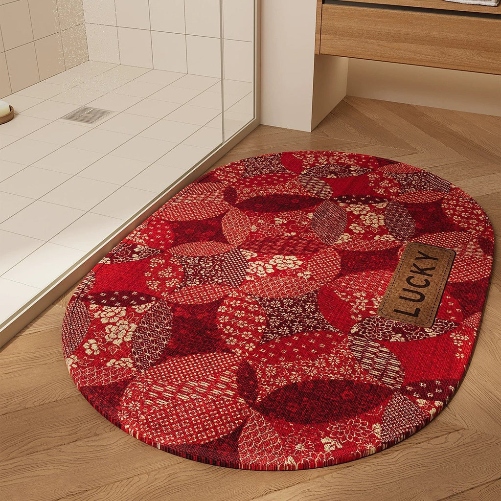 Decorative Lucky-Themed Area Rug | Kelmera
