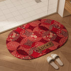 Decorative Lucky-Themed Area Rug | Kelmera