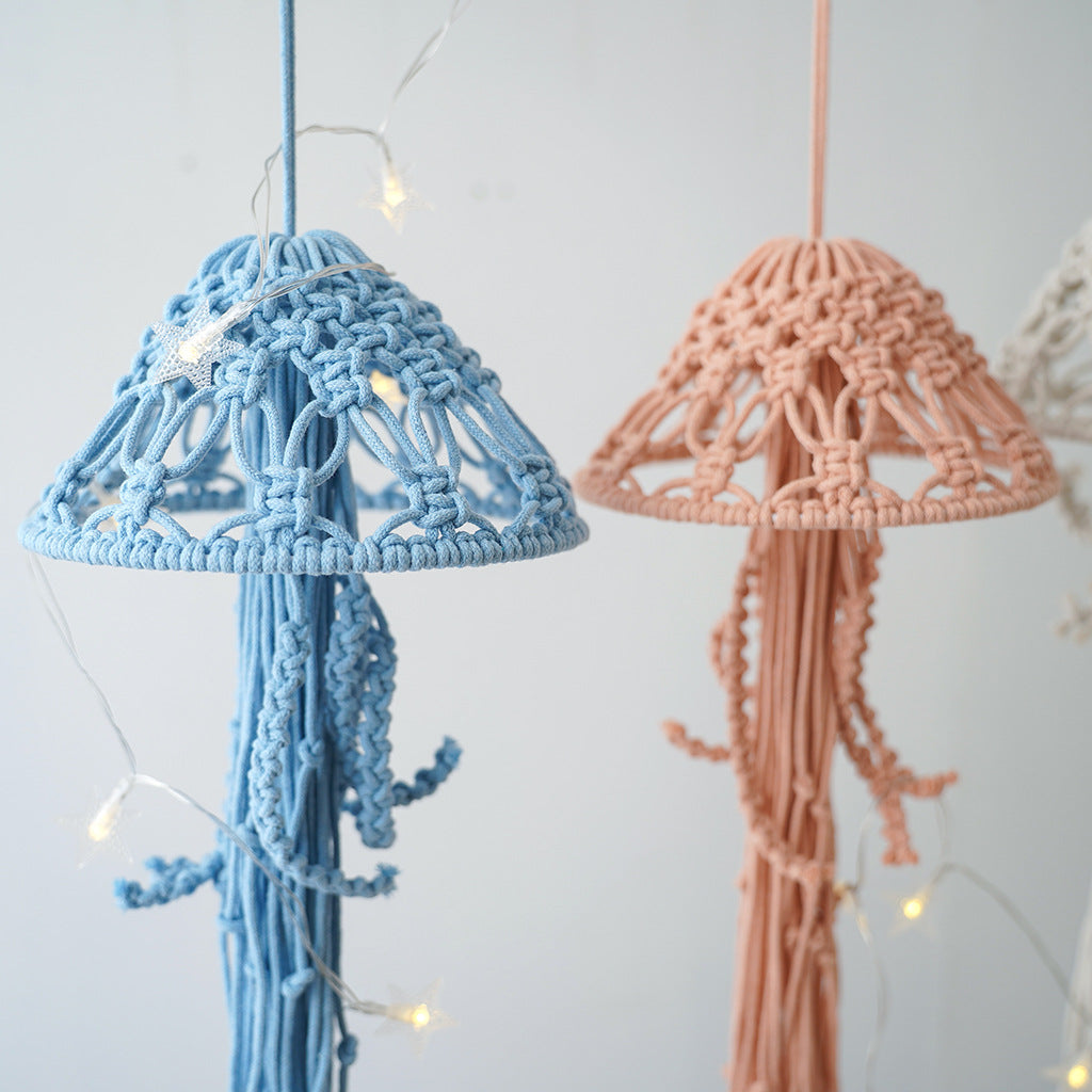 Decorative Macrame Ceiling Light Shade | Kelmera