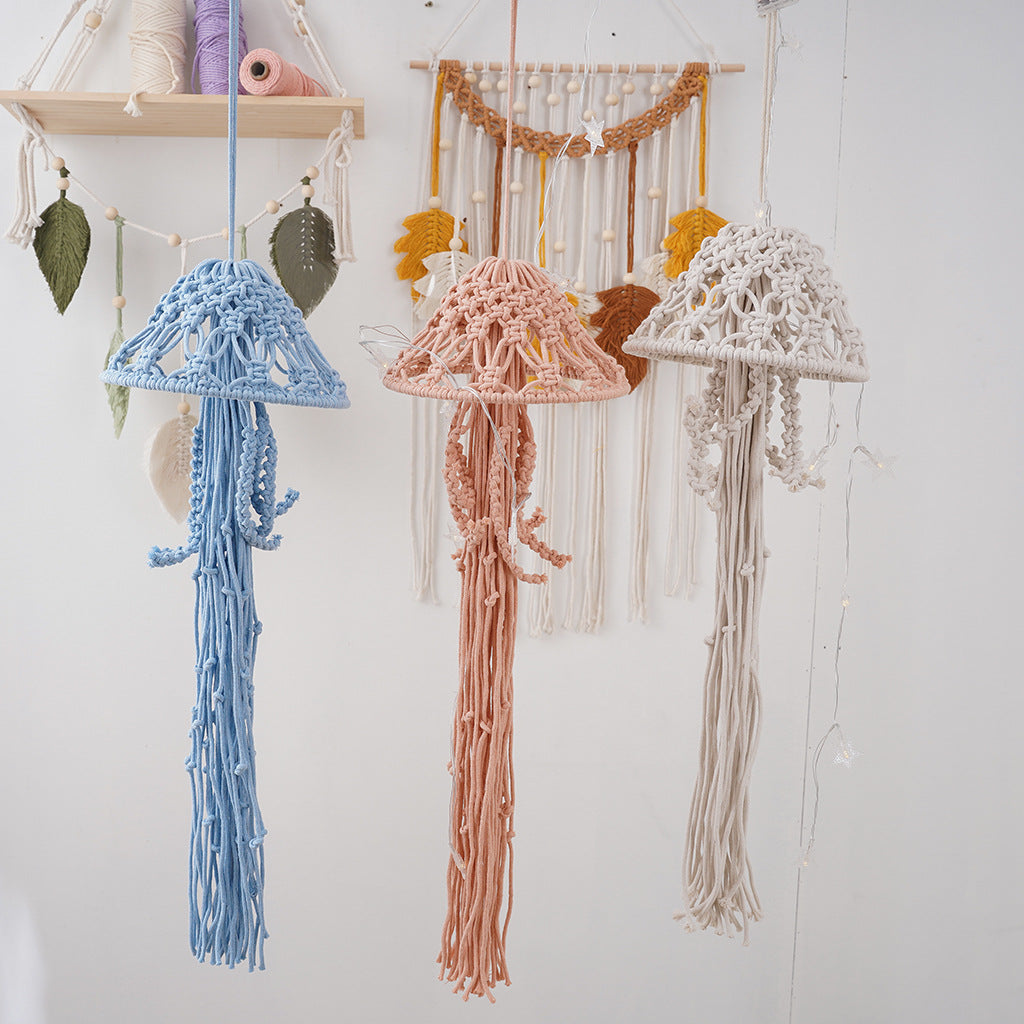 Decorative Macrame Ceiling Light Shade | Kelmera