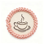 Decorative Macrame Coffee Cup Coaster | Kelmera