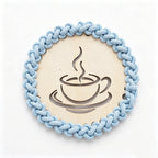 Decorative Macrame Coffee Cup Coaster | Kelmera