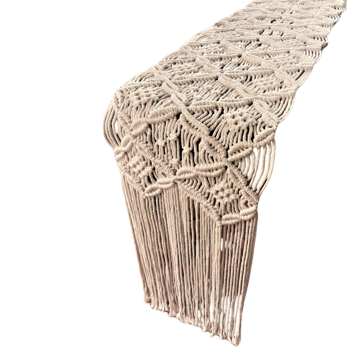 Decorative Macrame Fringe Runner | Kelmera