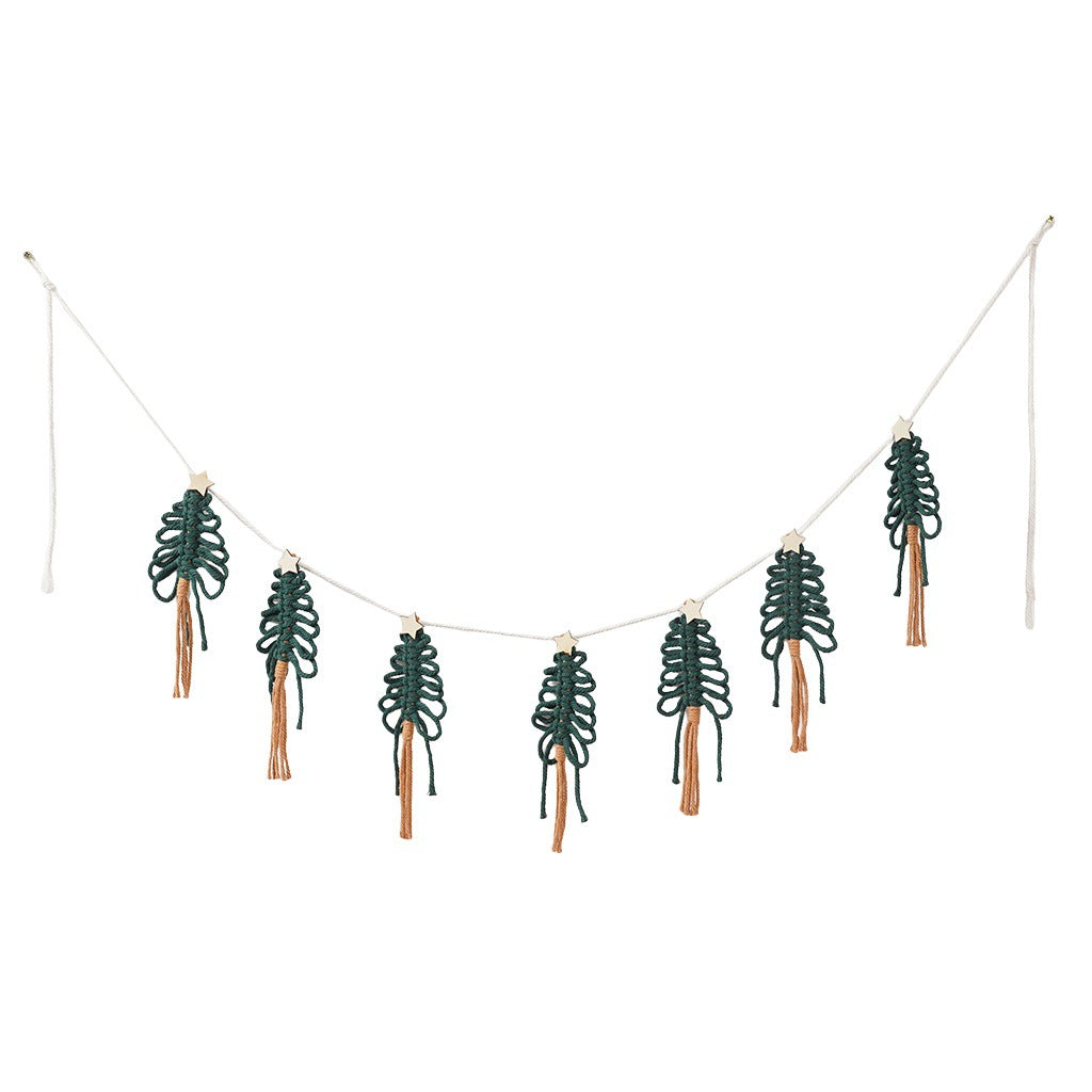 Decorative Macrame Green Red | Kelmera