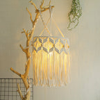 Decorative Macrame Hanging Light Fixture | Kelmera