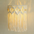Decorative Macrame Hanging Light Fixture | Kelmera