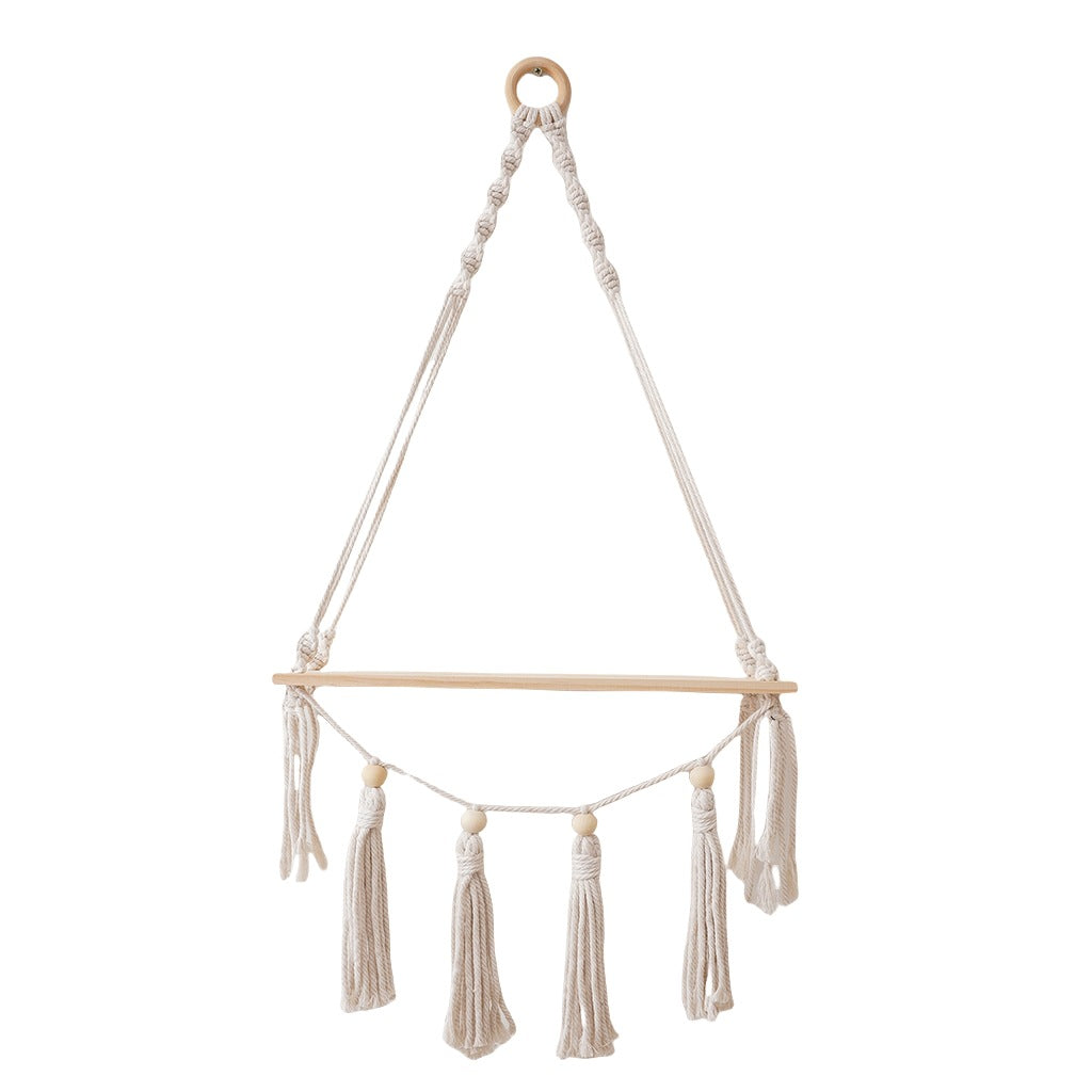 Decorative Macrame Hanging Shelf | Kelmera