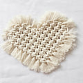 Decorative Macrame Heart-Shaped Trivet | Kelmera