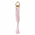 Decorative Macrame Keychain Holder Pink Blue | Kelmera