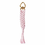Decorative Macrame Keychain Holder Pink Blue | Kelmera