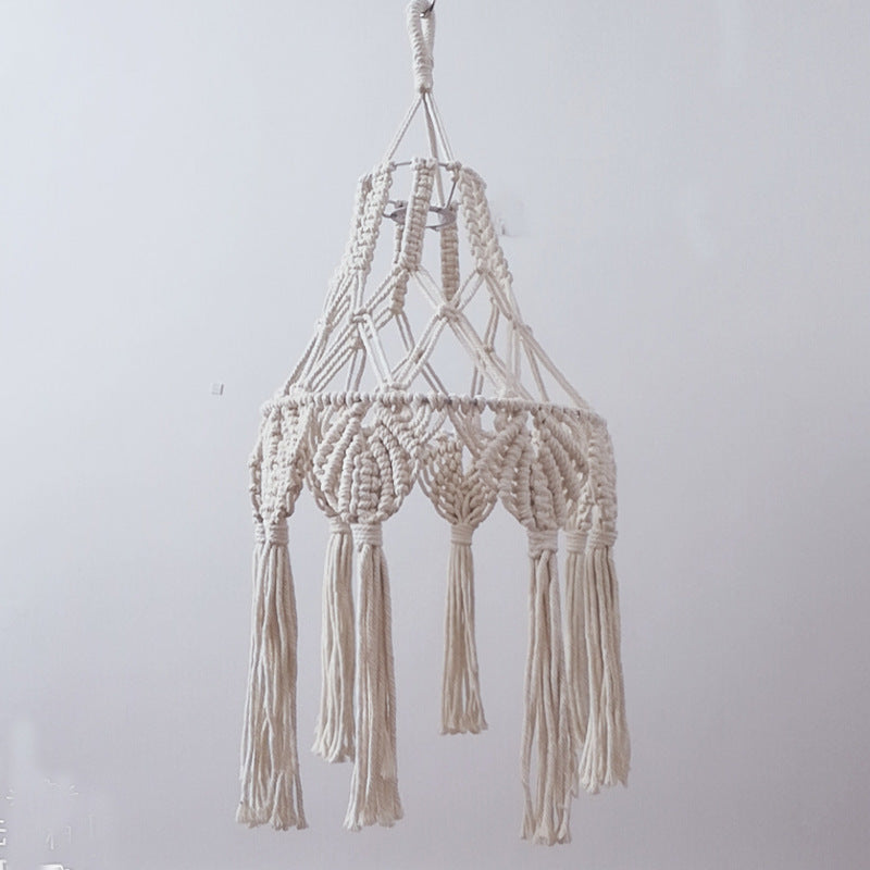 Decorative Macrame Lampshade 24 Inch | Kelmera