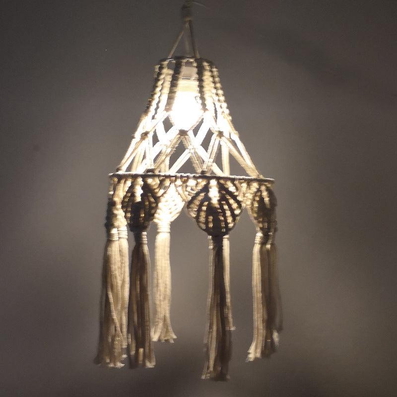 Decorative Macrame Lampshade 24 Inch | Kelmera