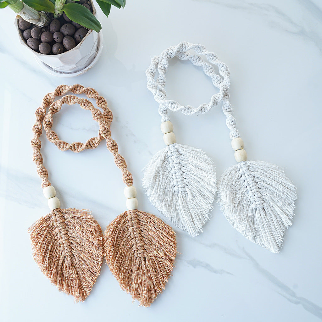 Decorative Macrame Leaf Wall Hanger | Kelmera