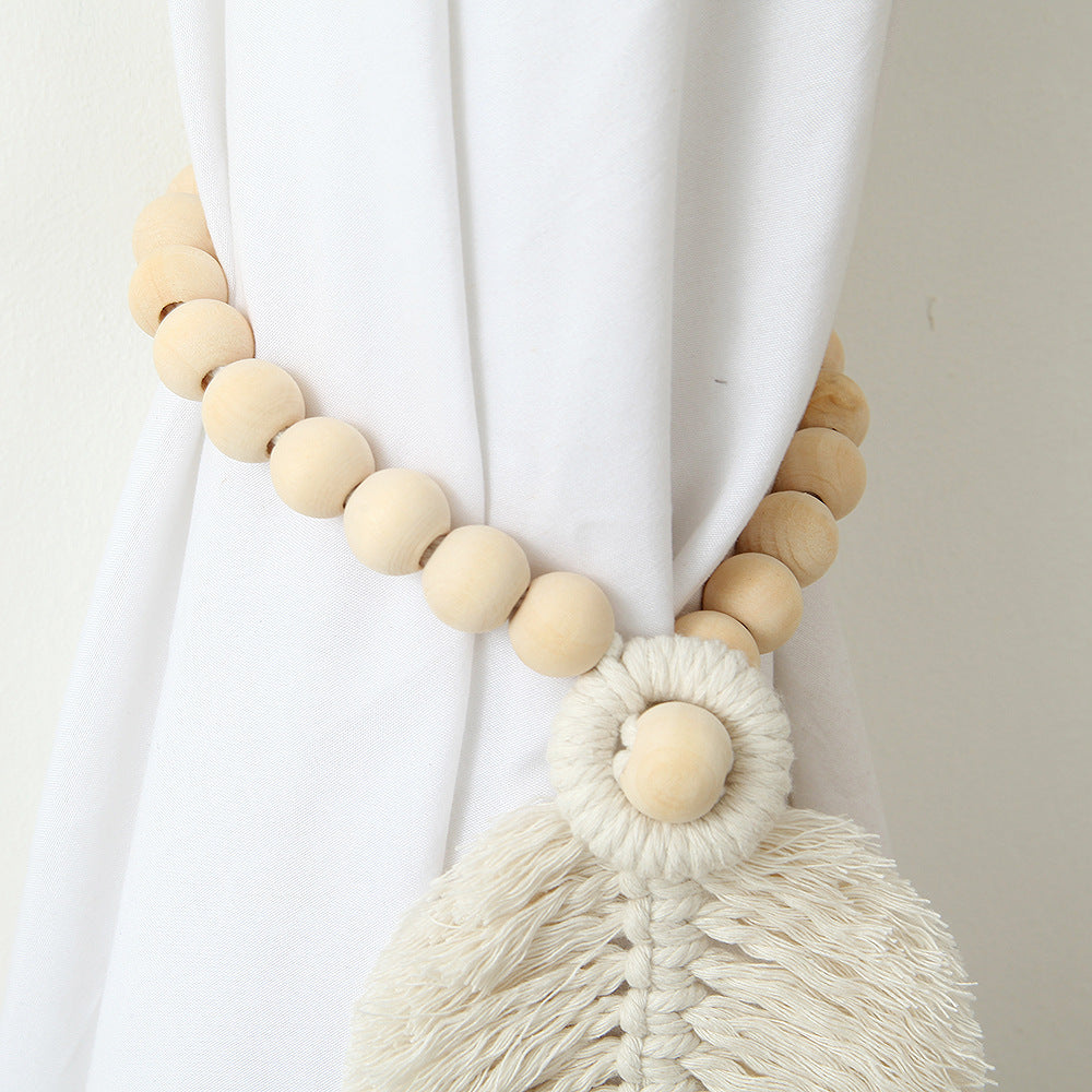 Decorative Macrame Leaf Wall Hanging Grey | Kelmera