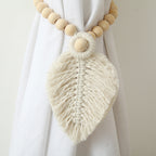 Decorative Macrame Leaf Wall Hanging Grey | Kelmera
