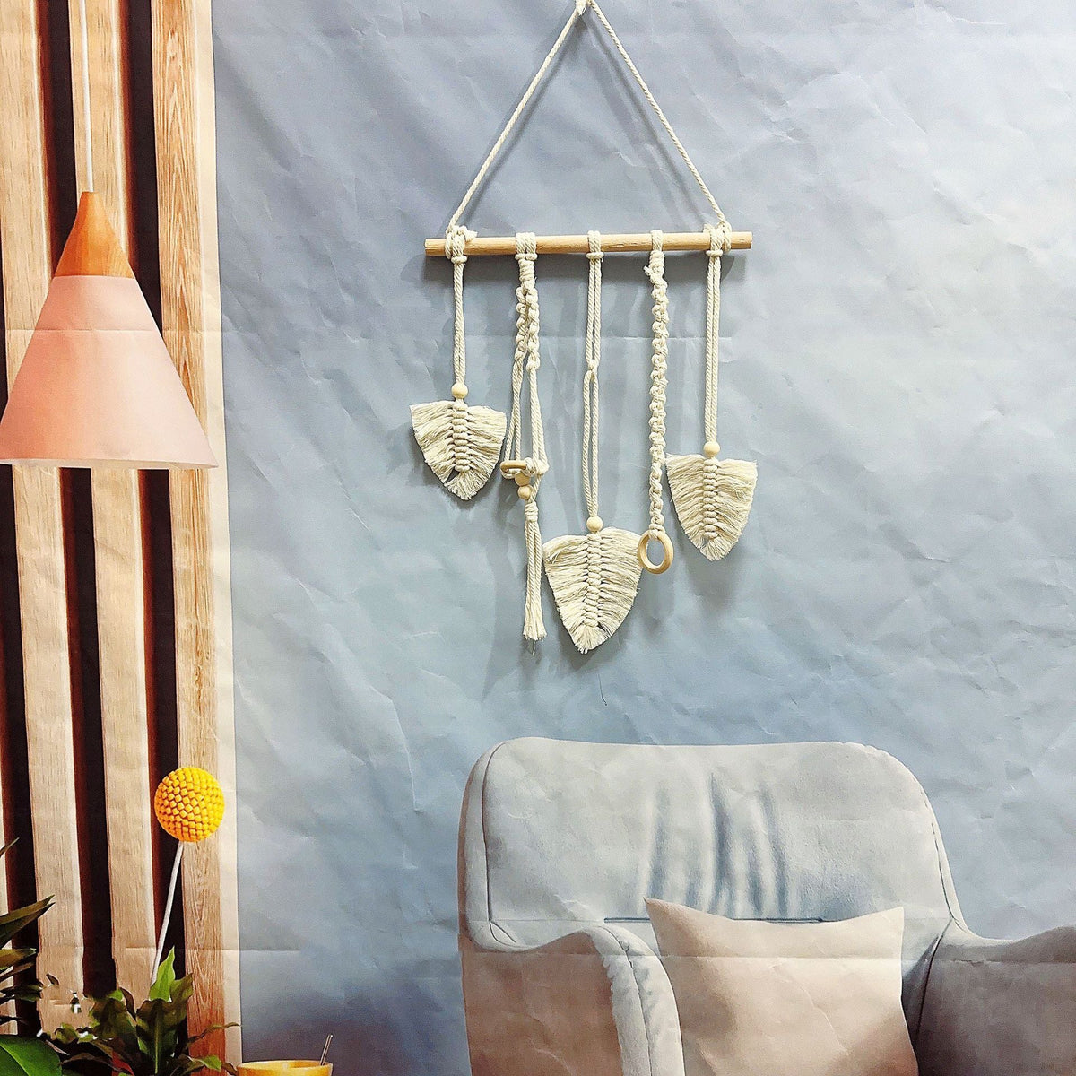 Decorative Macrame Leaf Wall Hanging | Kelmera