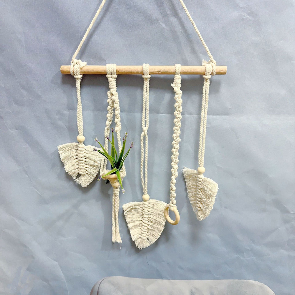 Decorative Macrame Leaf Wall Hanging | Kelmera
