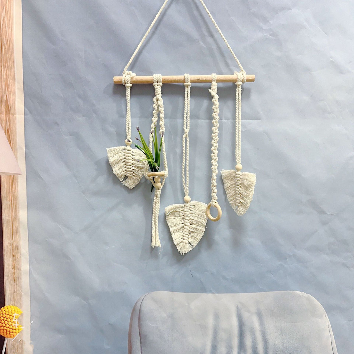 Decorative Macrame Leaf Wall Hanging | Kelmera