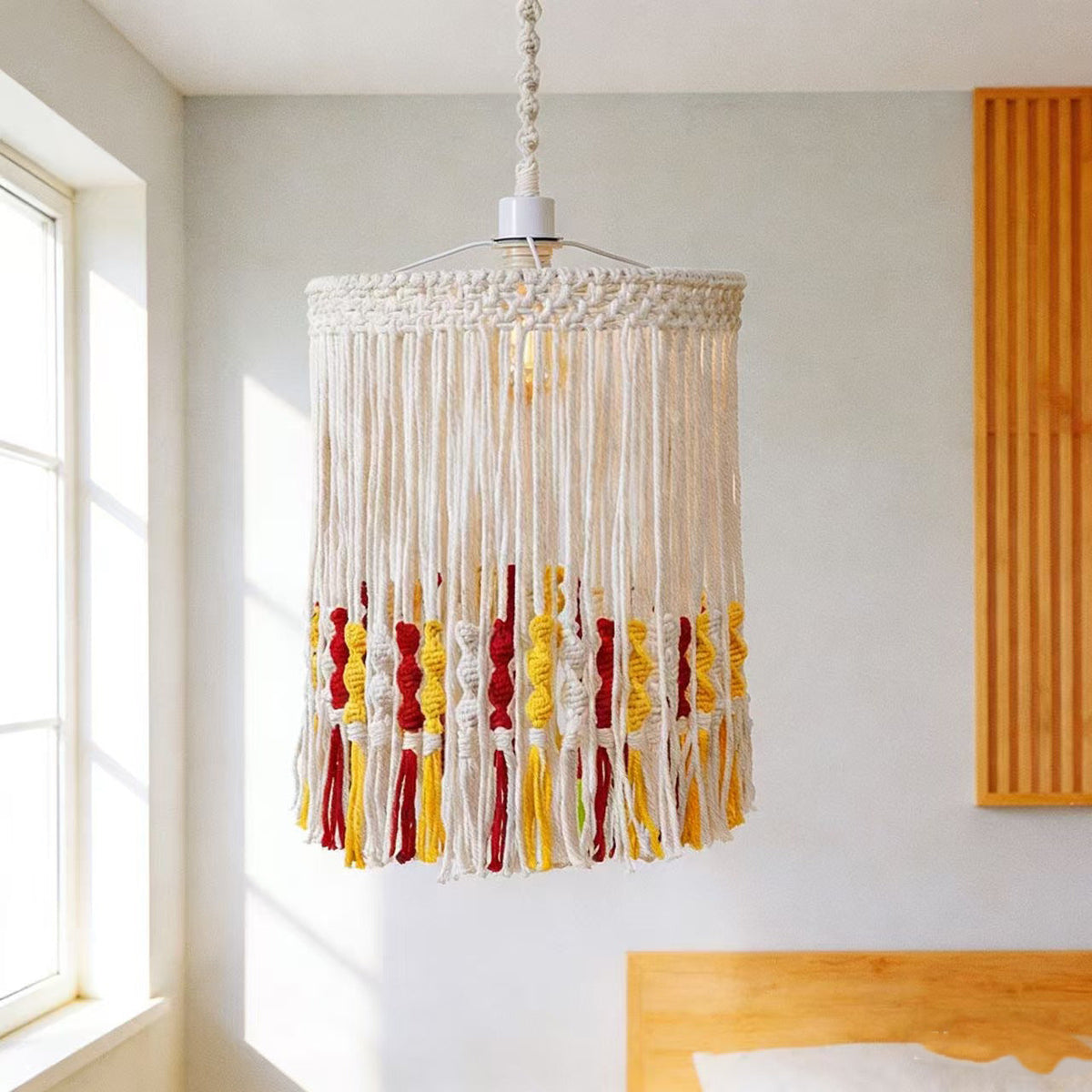 Decorative Macrame Pendant Light Cord | Kelmera