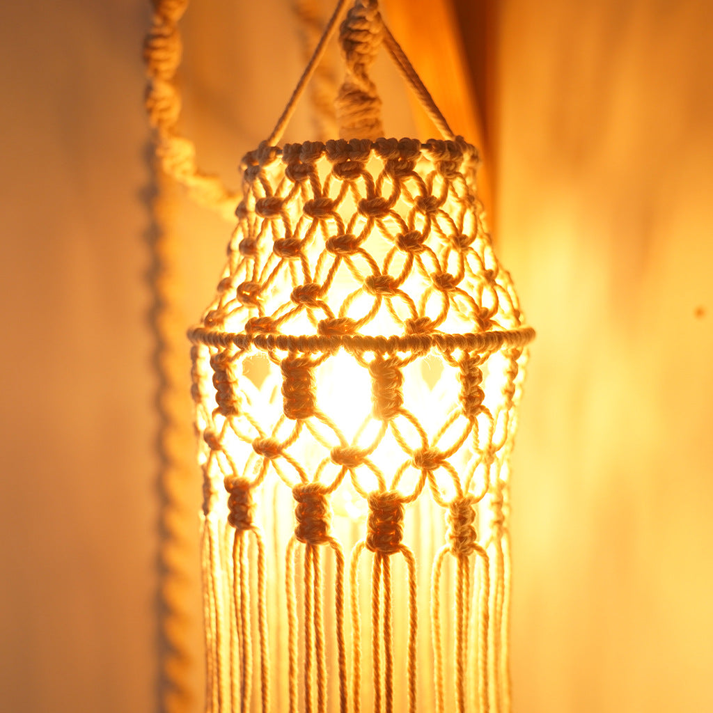 Decorative Macrame Pendant Light | Kelmera