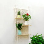 Decorative Macrame Plant Holder with Shelves | Kelmera