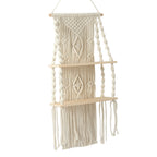 Decorative Macrame Shelf Blue Black | Kelmera
