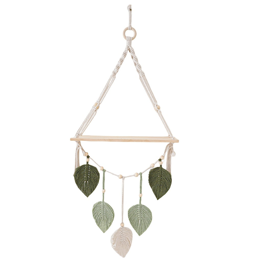 Decorative Macrame Shelf Blue Black | Kelmera