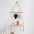 Decorative Macrame Shelf Blue Black | Kelmera