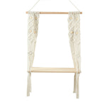 Decorative Macrame Shelf Blue Black | Kelmera