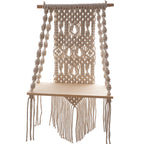Decorative Macrame Shelf Blue Black | Kelmera