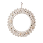 Decorative Macrame Star-Shaped Wall Mirror | Kelmera