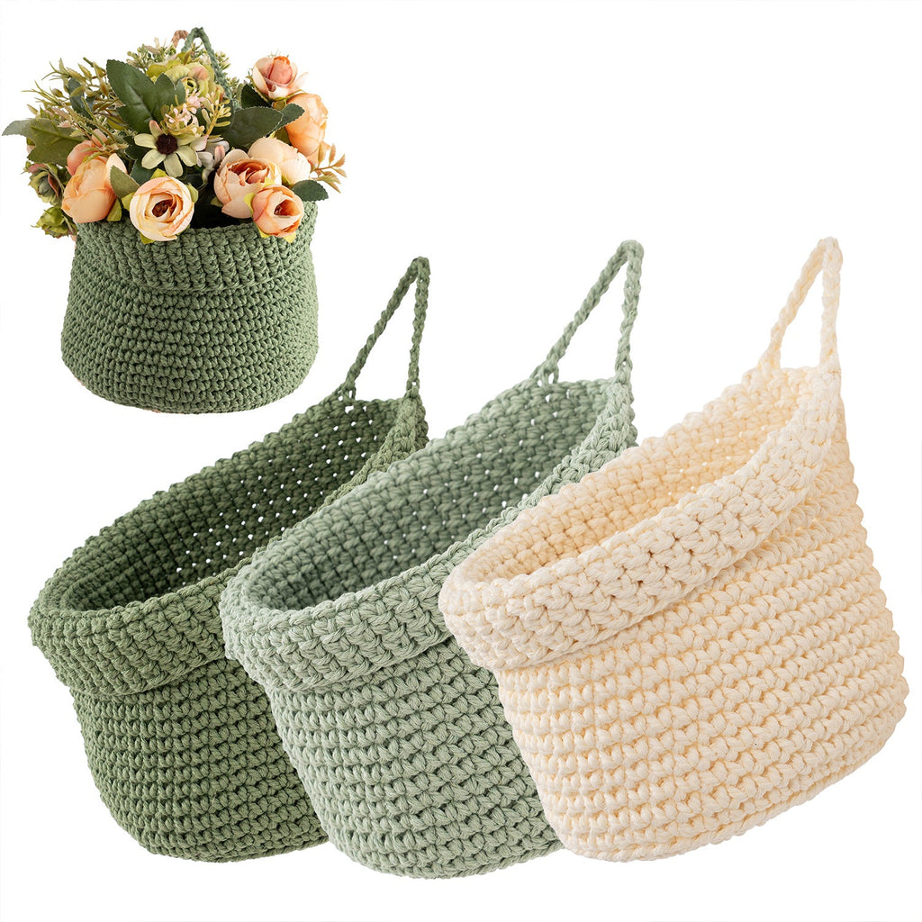 Decorative Macrame Storage Basket Brown | Kelmera