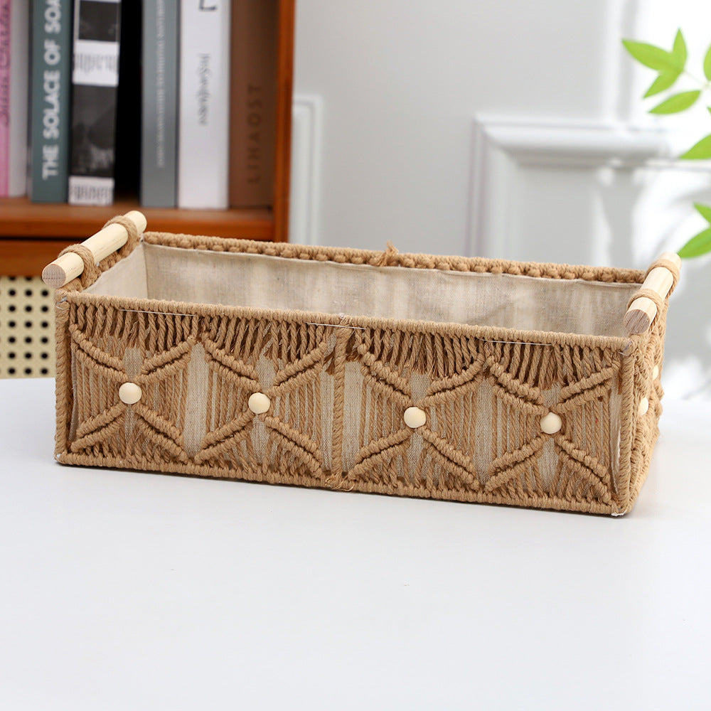 Decorative Macrame Storage Basket | Kelmera