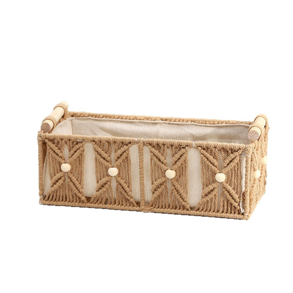 Decorative Macrame Storage Basket | Kelmera