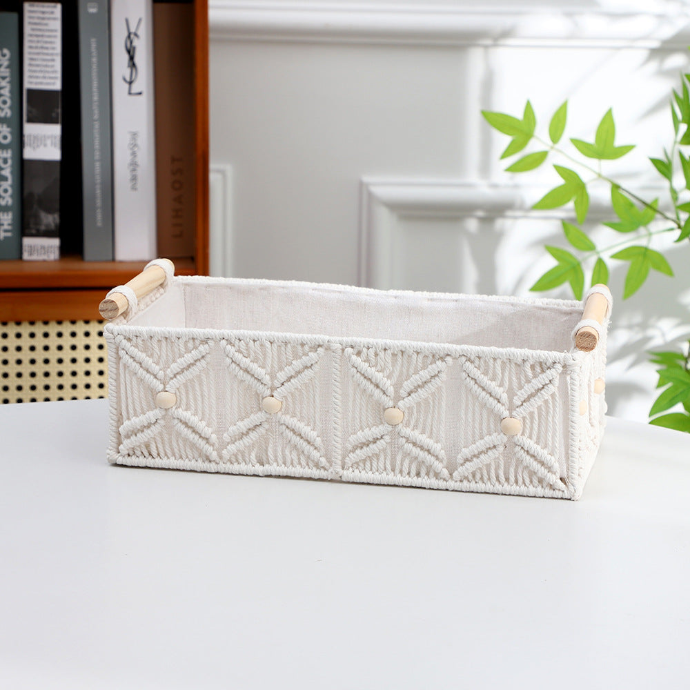 Decorative Macrame Storage Basket | Kelmera