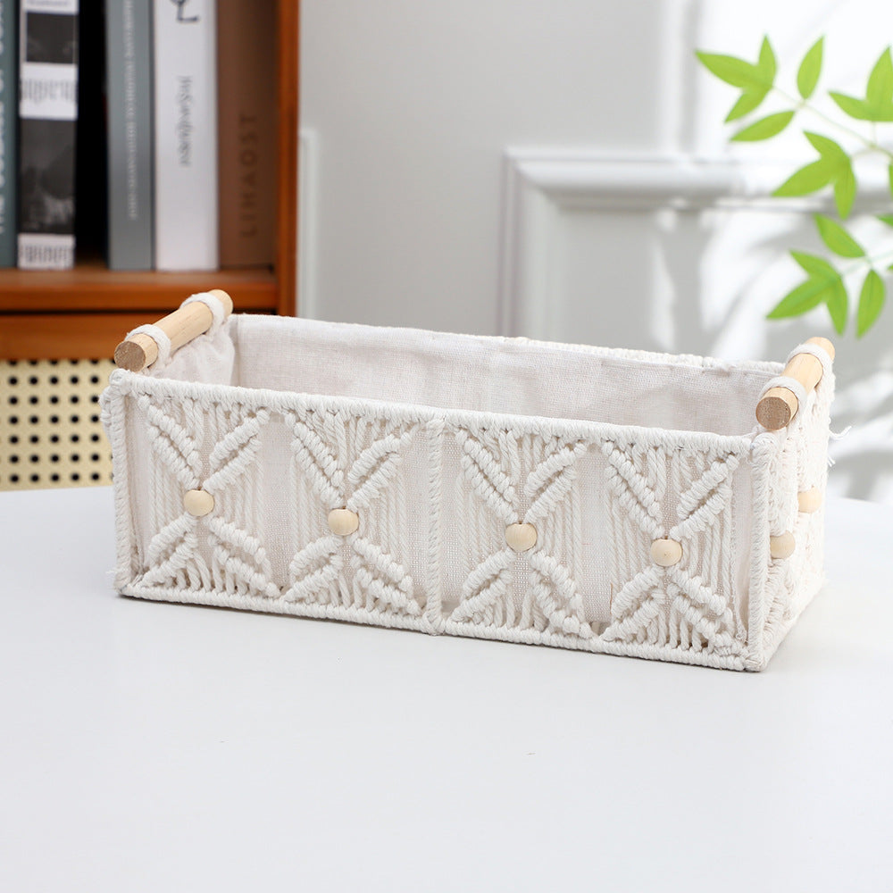 Decorative Macrame Storage Basket | Kelmera