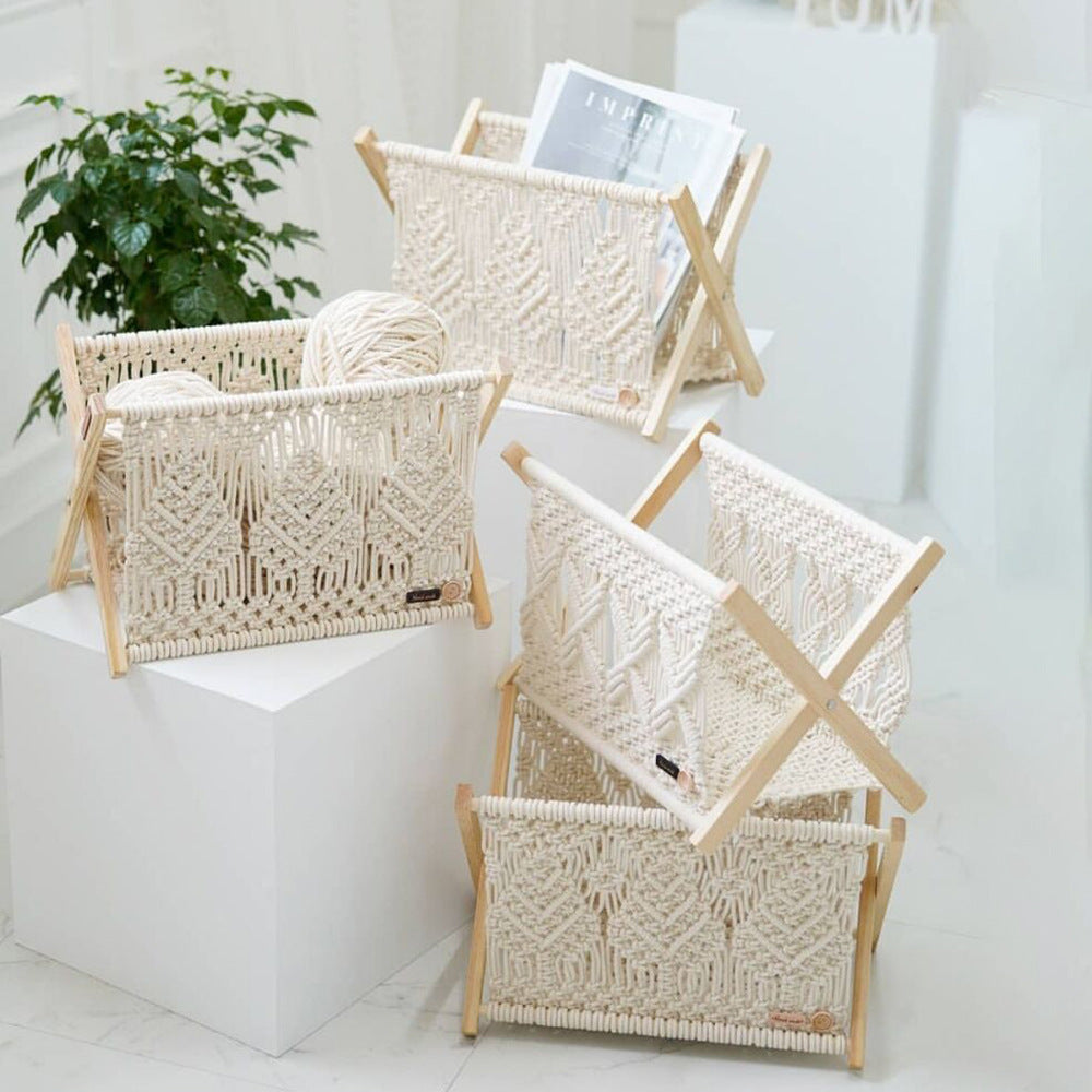 Decorative Macrame Storage Basket Model Glzf | Kelmera