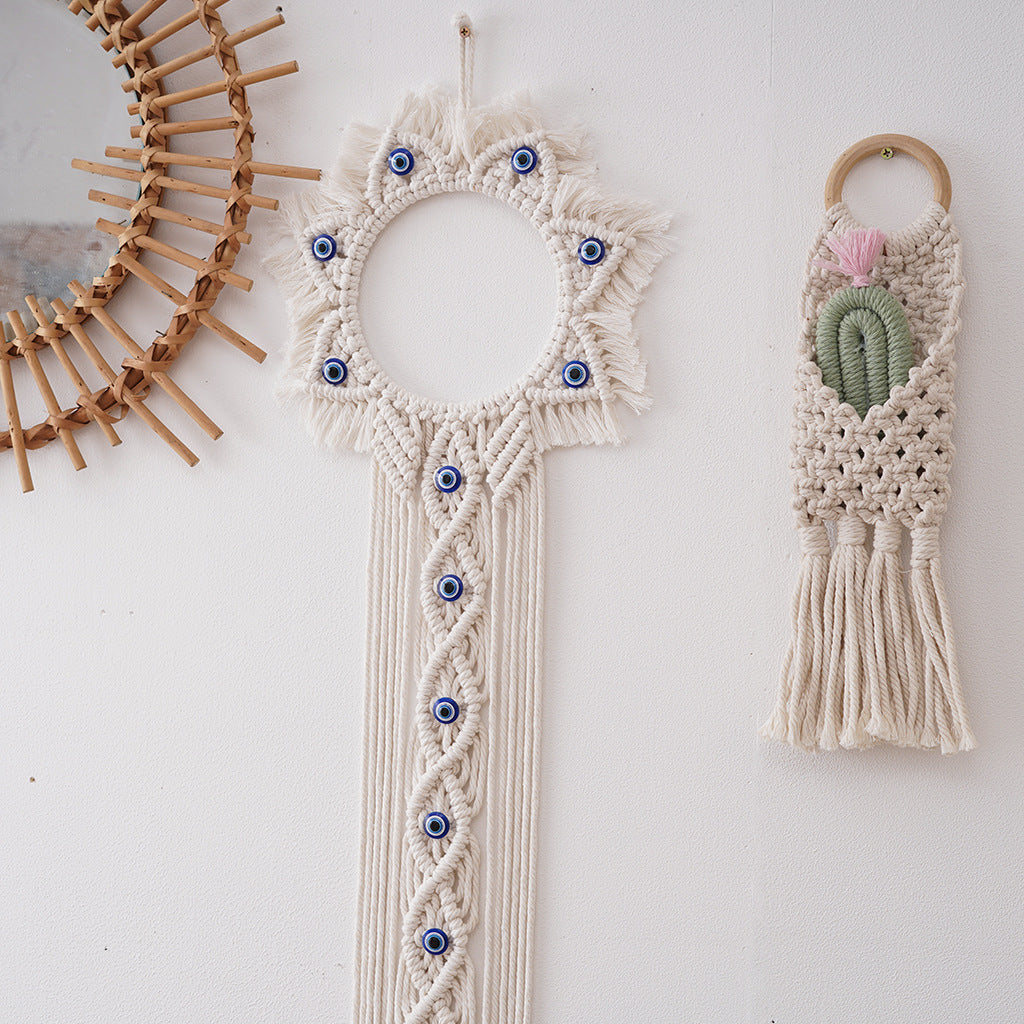 Decorative Macrame Sun-Shaped Wall Hanging | Kelmera