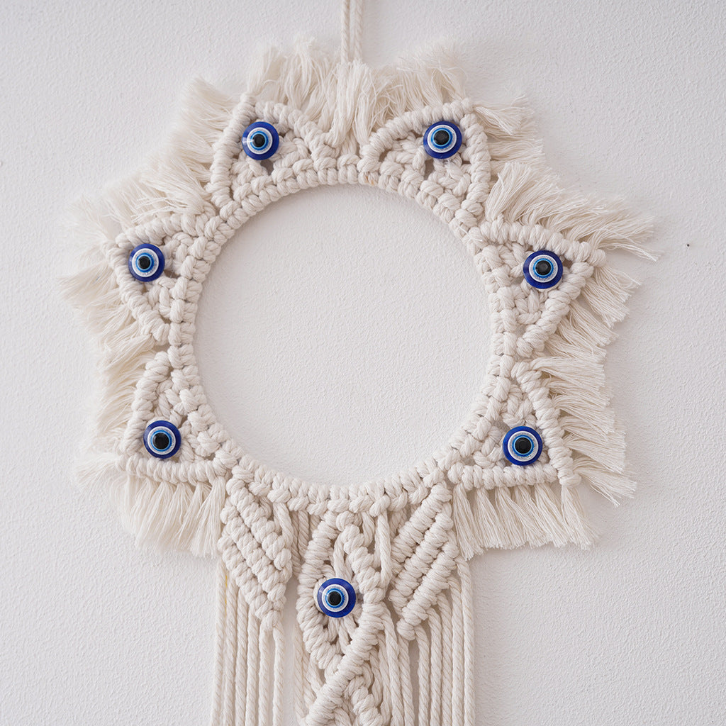 Decorative Macrame Sun-Shaped Wall Hanging | Kelmera