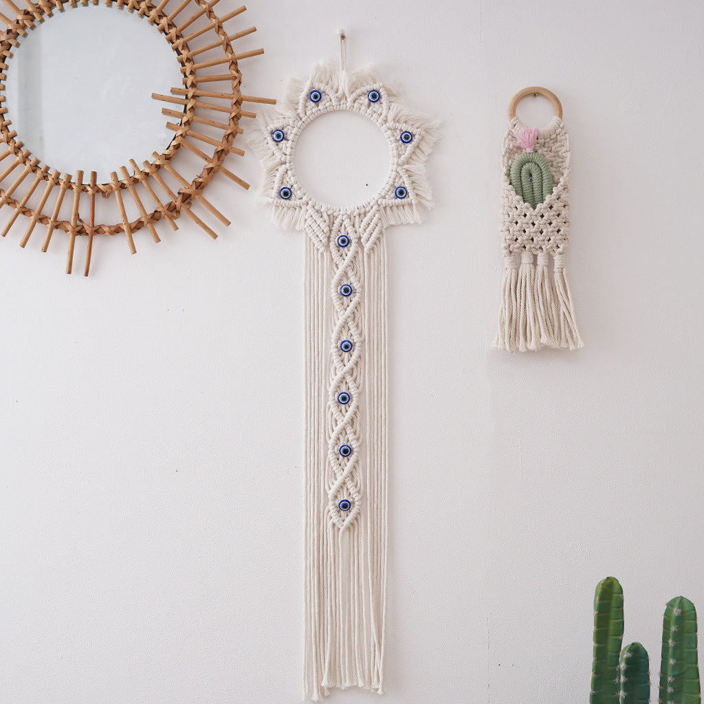Decorative Macrame Sun-Shaped Wall Hanging | Kelmera