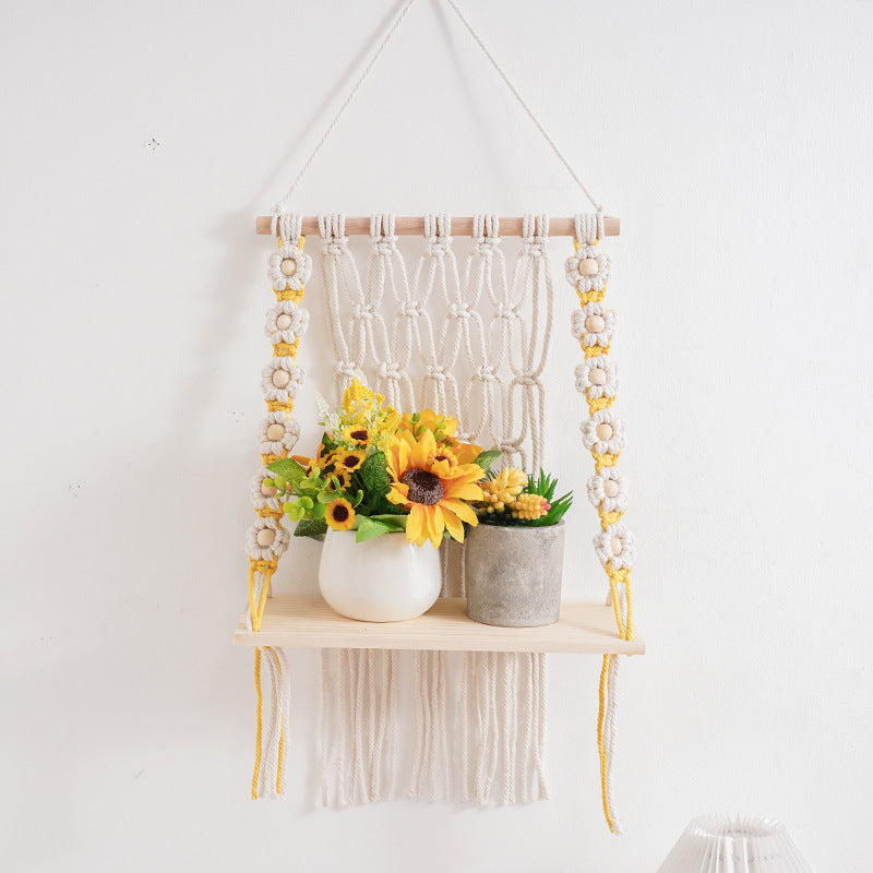 Decorative Macrame Swing Shelf | Kelmera