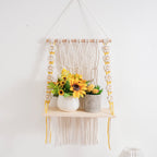 Decorative Macrame Swing Shelf | Kelmera