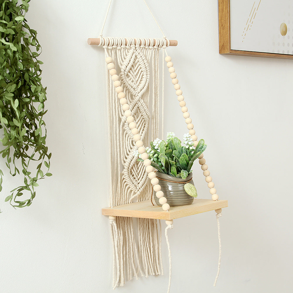 Decorative Macrame Swing Shelf | Kelmera