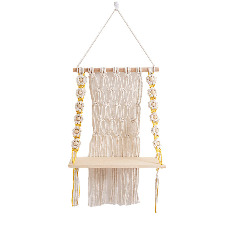 Decorative Macrame Swing Shelf | Kelmera