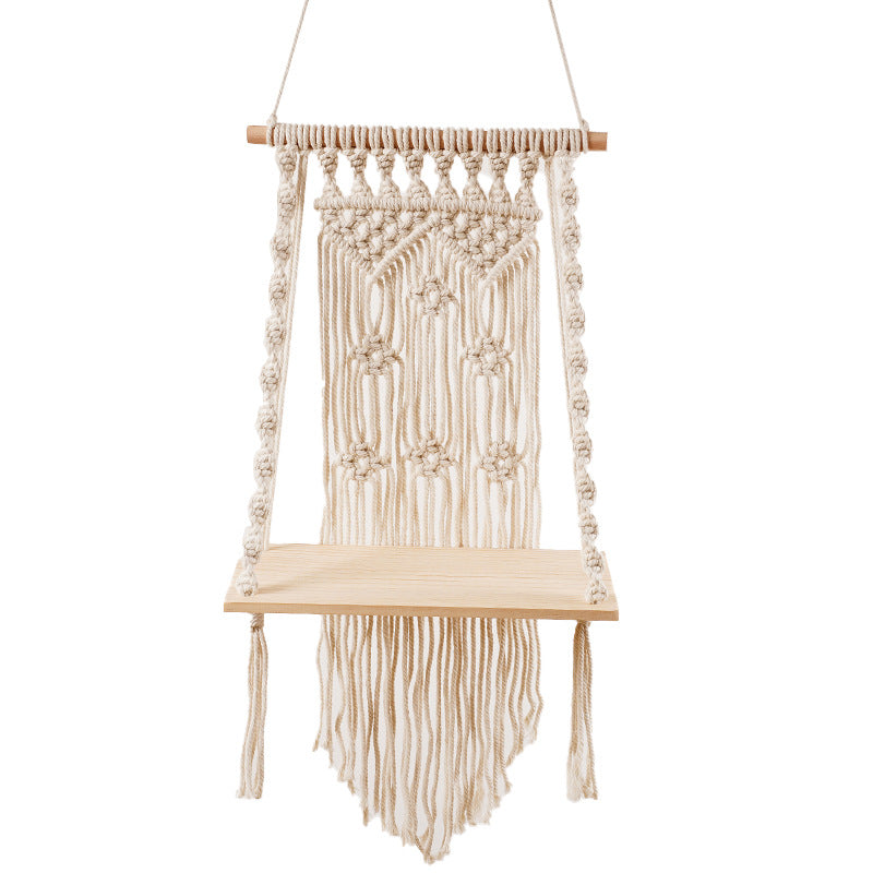 Decorative Macrame Swing Shelf | Kelmera