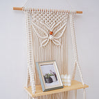 Decorative Macrame Swing Shelf | Kelmera