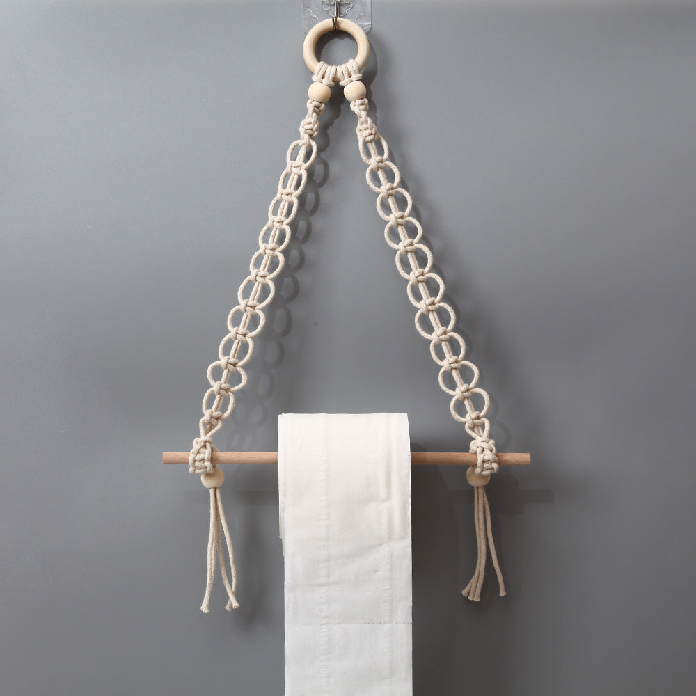 Decorative Macrame Toilet Paper Holder | Kelmera