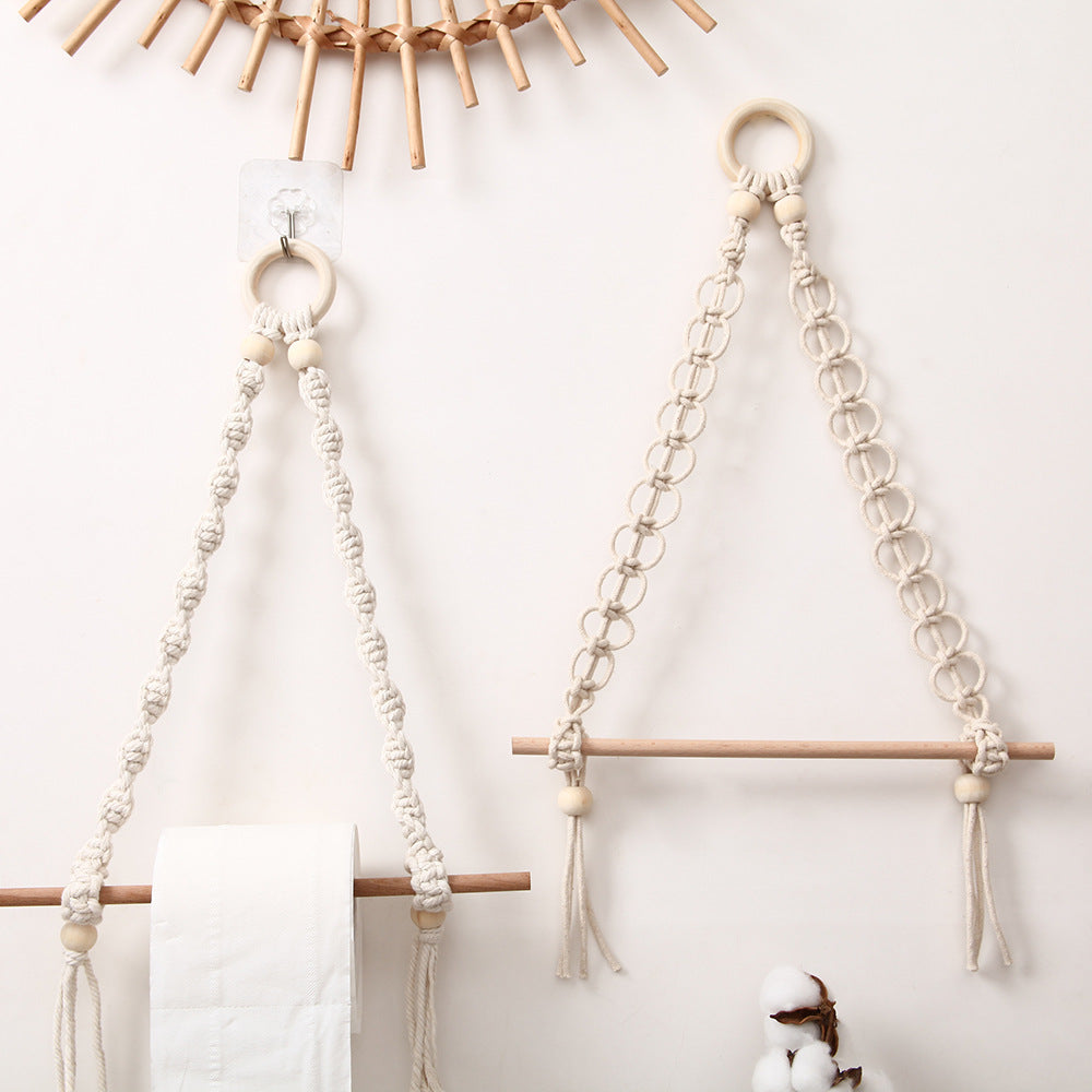 Decorative Macrame Toilet Paper Holder | Kelmera